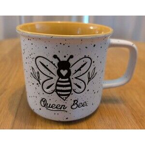 Queen Bee By Leaf Bean Ceramic Coffee Mug Boston Warehouse Trading Corp 16 oz.